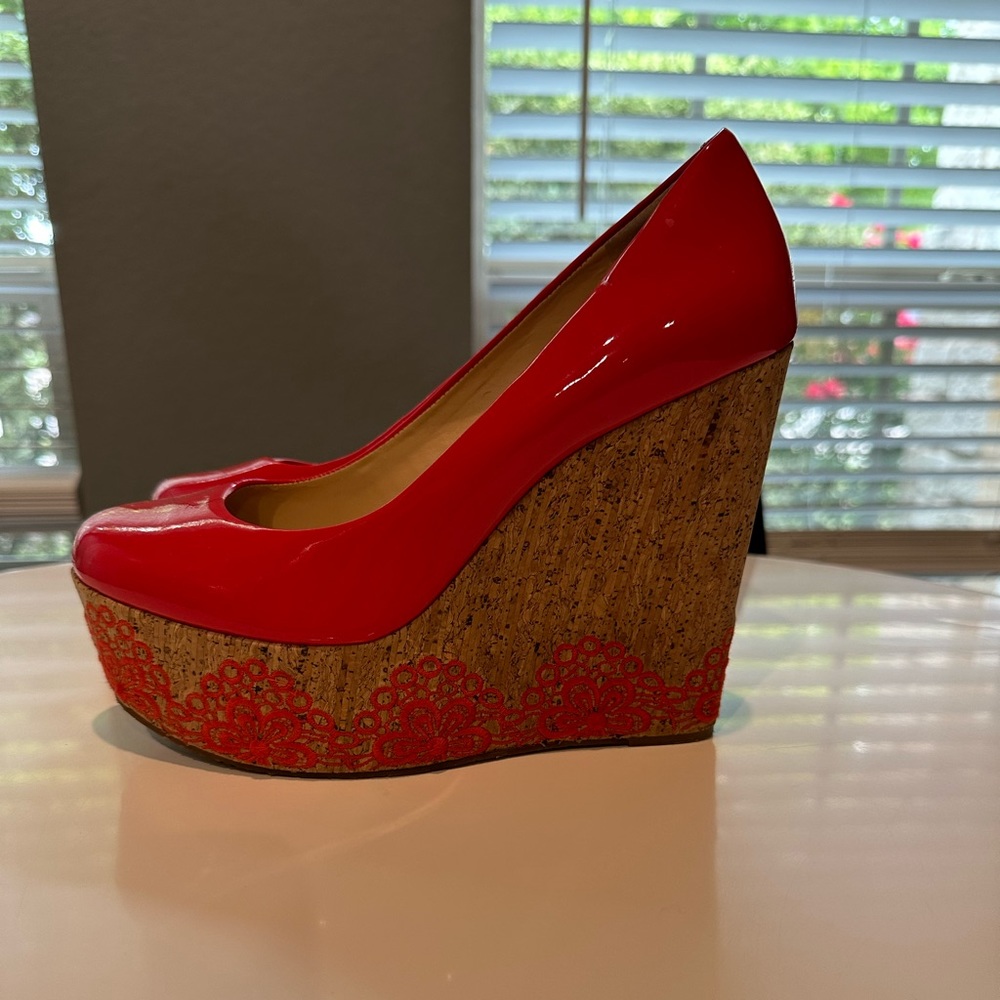 Gianni Bini orange espadrille